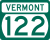 Vermont Route 122 Alternate marker