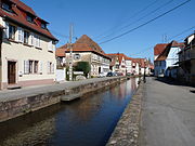 Le canal au Faubourg de Bitche