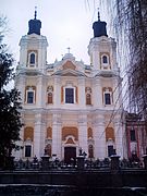 Iglesia de San ignacio de Loyola en Krzemieniec (1731-1745), obra de Paweł Giżycki