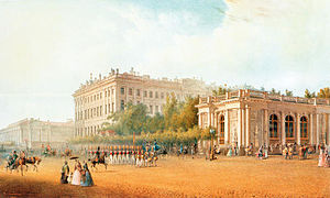 Palacio Aníchkov en 1862.