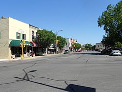 Main Street in downtown Auburn, Indiana