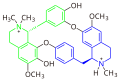 Tubocurarine (composed of two benzylisoquinoline units)