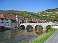 Doubsbrücke und Porte Saint-Jean