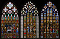 Image 14 Stained glass windows by Jean-Baptiste Capronnier Windows: Jean-Baptiste Capronnier; photograph: Joaquim Alves Gaspar Three scenes of the legend of the Miraculous Sacrament in stained glass windows in the Cathédrale Saints-Michel-et-Gudule of Brussels by Jean-Baptiste Capronnier (c. 1870). The contributions of Capronnier (1814–1891) helped lead to a revival in glass painting. More selected pictures