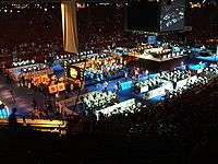 Le palais omnisports de Paris-Bercy, où ont lieu une compétition de Counter-Strike en 2006.