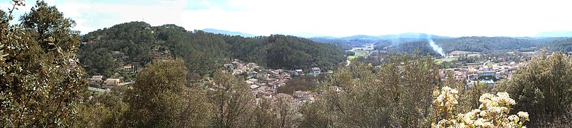 Vue de Flassans sur Issole, de "ville".