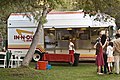 An In-N-Out Burger catering truck.