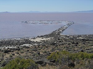 Robert Smithson's "Spiral Jetty"