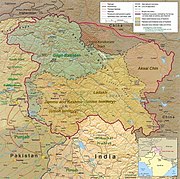 Existing Kashmir map
