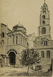 The church in 1888, after restoration