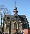 Former graveyard chapel, eaves side