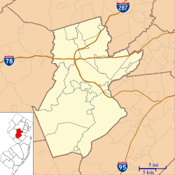 Zarephath is located in Somerset County, New Jersey