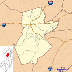 Neshanic Station is located in Somerset County, New Jersey