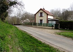 Ancienne gare d'Oinville-sous-Auneau.