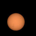 Phobos Solar Eclipse (Gif; April 20, 2022)