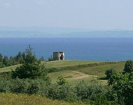 An old windmill, Pefkochori village.