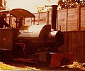 Saddle tank narrow gauge locomotive no 2090 Pixie, on the Cadeby Light Railway in 1981