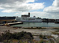 Image 86MV Pont-Aven: Brittany Ferries service to Roscoff, France and Santander, Spain in Millbay Docks (from Plymouth)