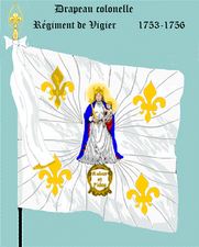 drapeau colonel 1753