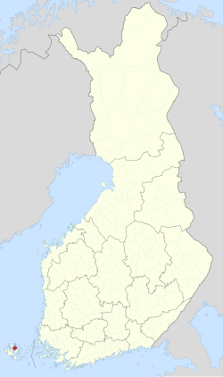 Location of Saltvik in Finland