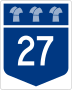 Highway 27 marker