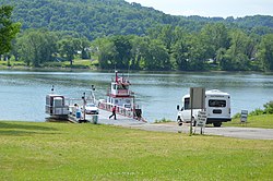 Sistersville Ferry at Fly