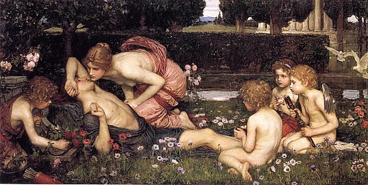 The Awakening of Adonis (1899–1900) by John William Waterhouse