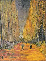 Les Alyscamps de Vincent Van Gogh (novembre 1888)