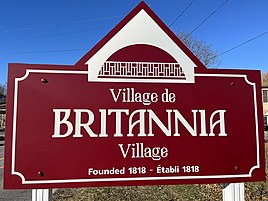 Village sign