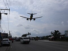 Zamboanga Camino Nuevo, Gov. Camins Avenue, Cebu Pacific plane approach