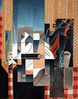 Juan Gris, Violon et guitare, 1913.