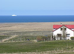 View from Route 1 towards Þingeyrasandur