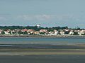 Fouras, La plage Sud et le quartier "Le Paradis" vu de l'île Madame.