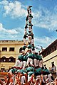 Tres de deu amb folre i manilles by the Castellers de Vilafranca