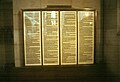 Replica of the Ninety-five Theses in the All Saints' Church