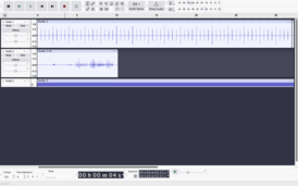 Скриншот программы Audacity