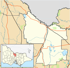 Rushworth is located in Shire of Campaspe