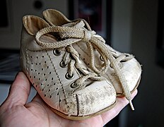Children's shoe from the early 80s.