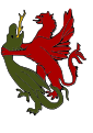 Dragon étranglé par un griffon. République de Volterra