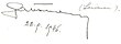 Signature de Bohumil Laušman