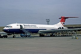 A Vickers Super VC10 in 1975