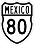 Federal Highway 80 shield