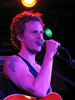 Charlie Mars performing at The Saint in Asbury Park, New Jersey on August 25, 2012.