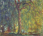 Weeping Willow, 1918–19, Kimball Art Museum, Fort Worth, Monet's Weeping Willow paintings were an homage to the fallen French soldiers of World War I