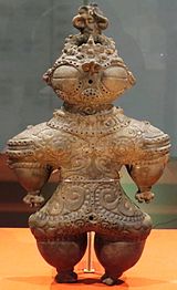 Clay statue, late Jōmon period (1000–400 BC), Tokyo National Museum