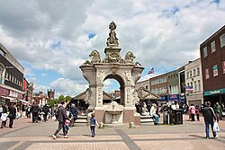 Dudley, the administrative centre of the borough