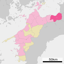 Location of Shikokuchūō