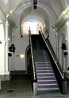 The restored interior of the fort.