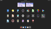 Applications view in GNOME Shell v40