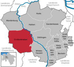 Großenkneten – Mappa